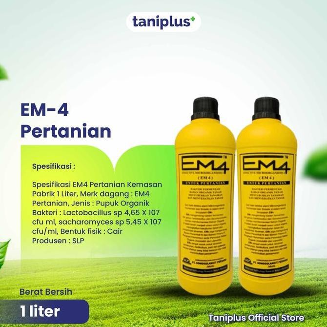 Em4 Pertanian Pupuk Organik Cair 1 Liter