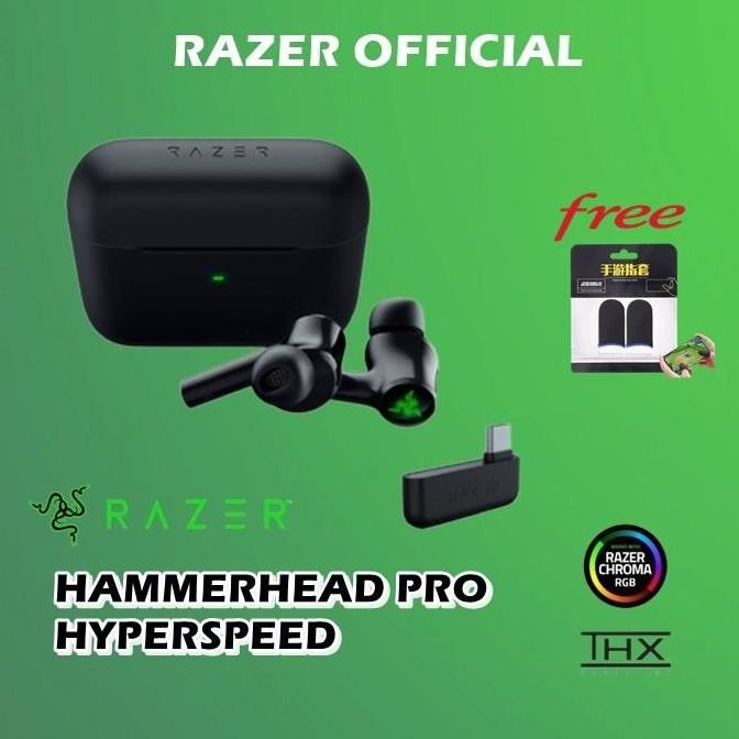 Razer Hammerhead Pro Hyperspeed True Wireless Headset Gaming Earbuds