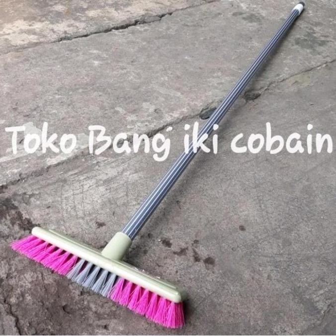 Sikat Lantai Kamar Mandi Gagang Nagoya Sikat Kamar Mandi Hendel Panjang Plastik