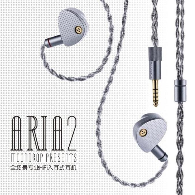 Moondrop Aria 2 New Version Dynamic Driver 0.78Mm 2Pin Iem Earphone