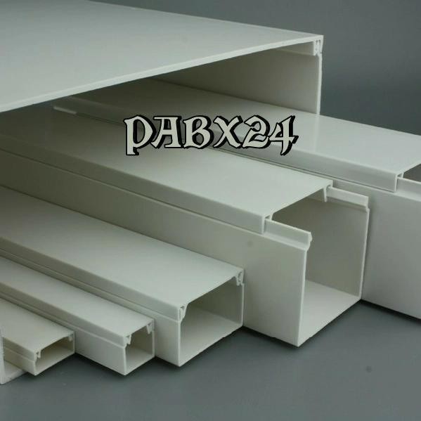 HOT SALE Kabel Tray PVC / Cable Duct Uk 60 x 40 x 3000mm