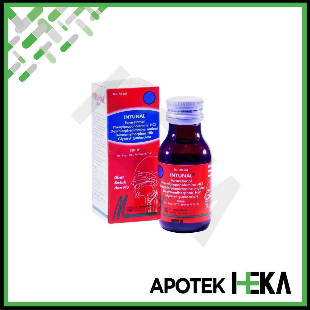 Intunal Syrup 60 Ml Sirup Obat Batuk Dan Flu