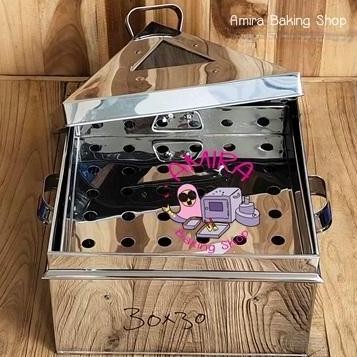 Promo Klakat / Kukusan Kotak 30x30 cm ( Bahan Stainless Tebal 0,4 mm ) COD