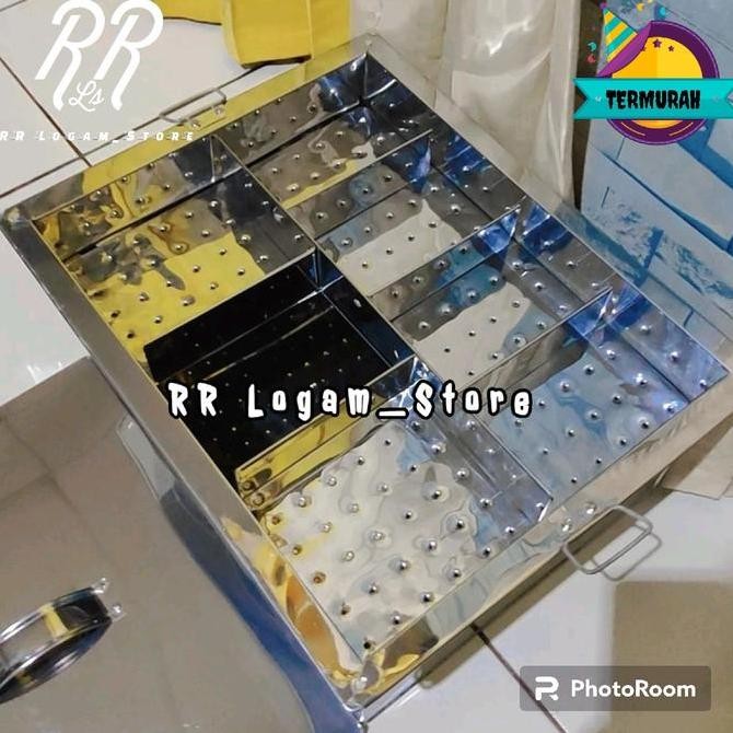 Promo Dandang Bakso kotak sekat/Dandang Bakso prasmanan Ukuran 45x35x22 COD