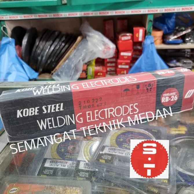 RB-26 3.2mm KAWAT LAS LISTRIK WELDING ELECTRODES KOBE 3,2 mm RB 3,2mm