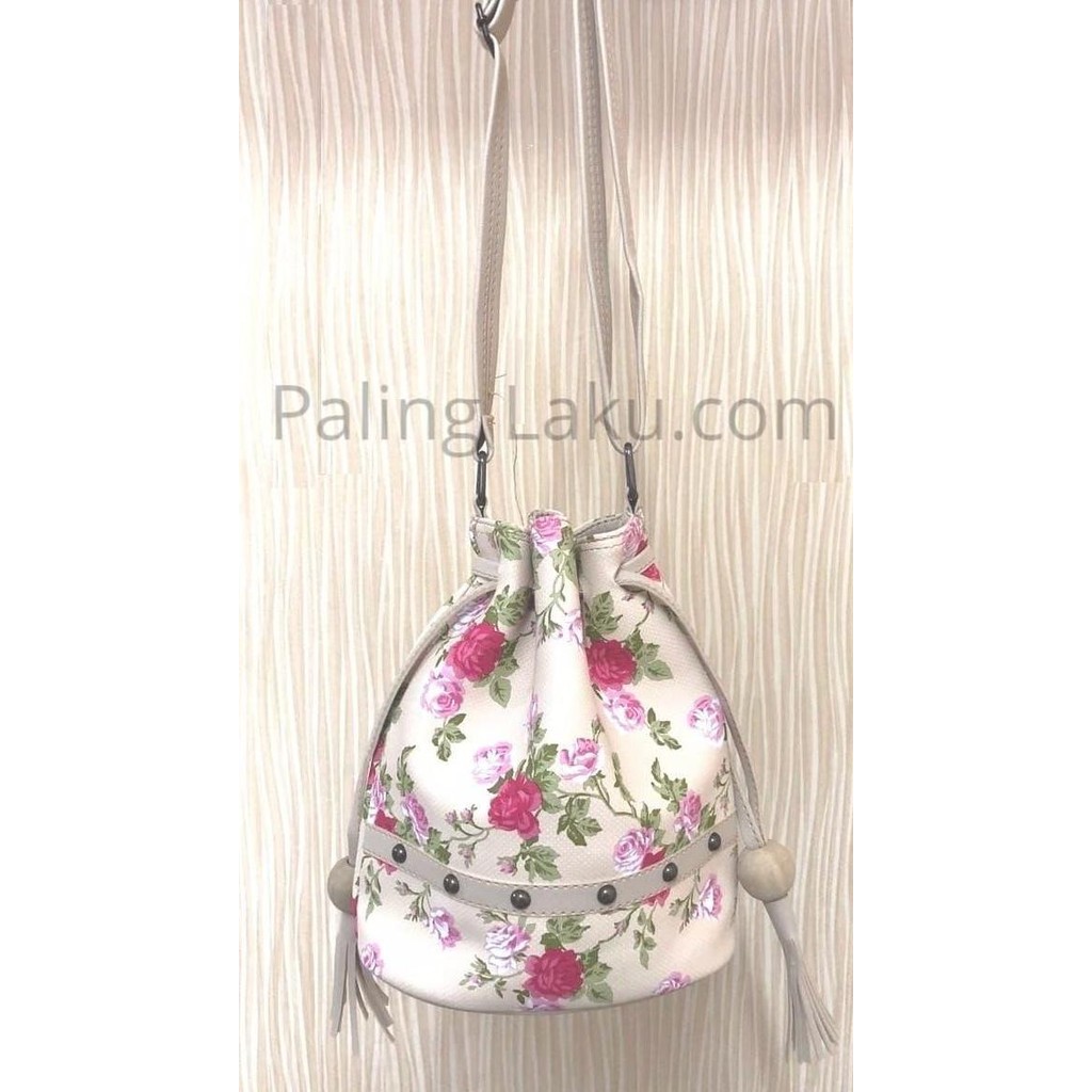 Valerie Korea Tas Fashion Serut Shabby Chic - Khaki