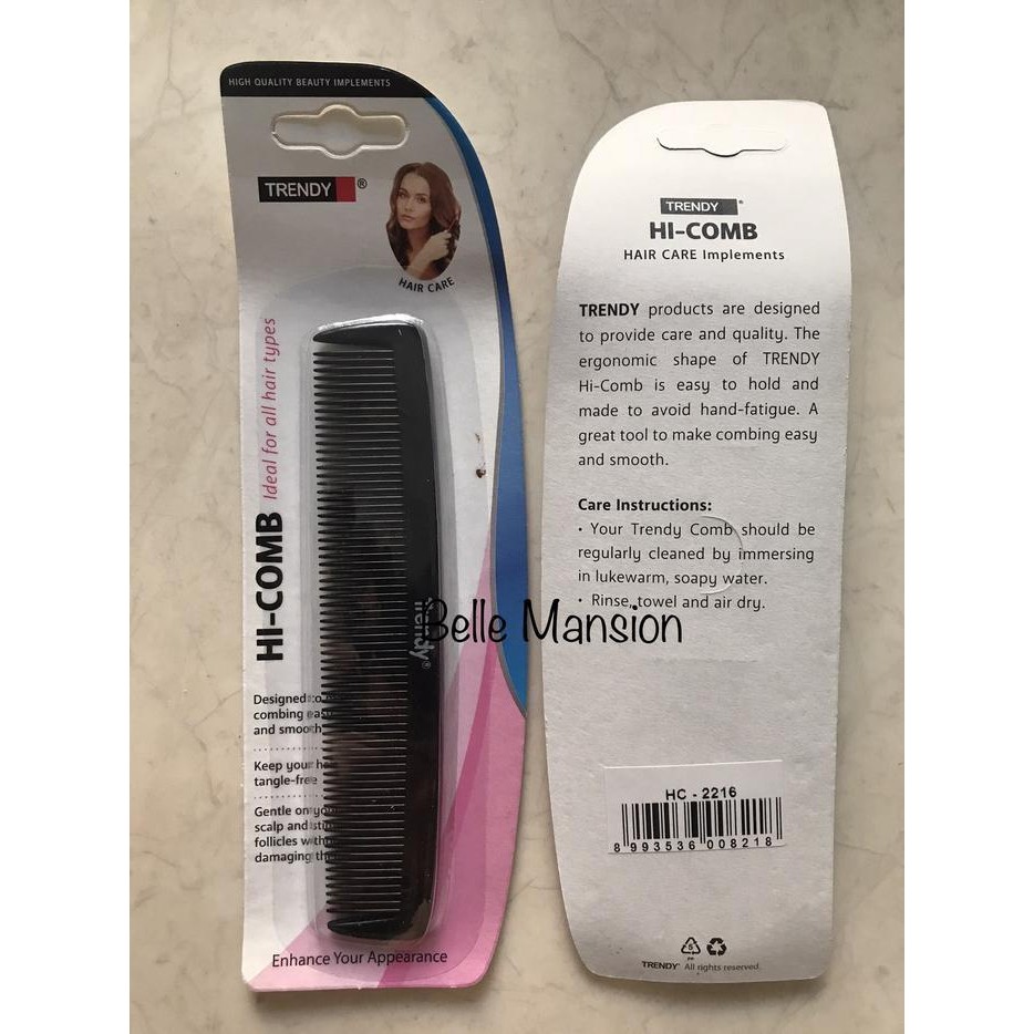 LSS Sisir Saku Pria HiComb Trendy