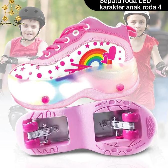 TERMURAH - Sepatu Roda Anak/Sepatu Roda Anak Perempuan/Rollers Shoes 4 Roda