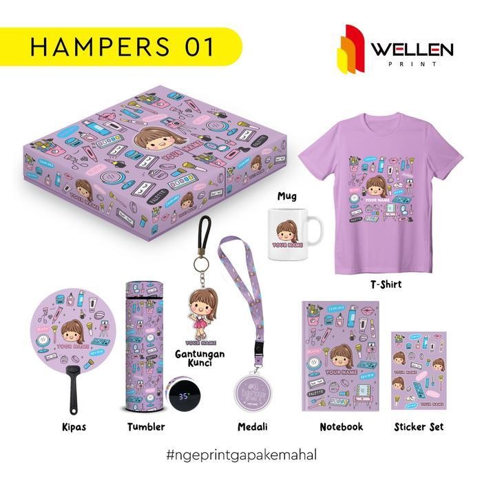 LSS WELLEN PRINT - Cetak Merchandise Set / Souvenir hardbox Custom Foto Gift Kado