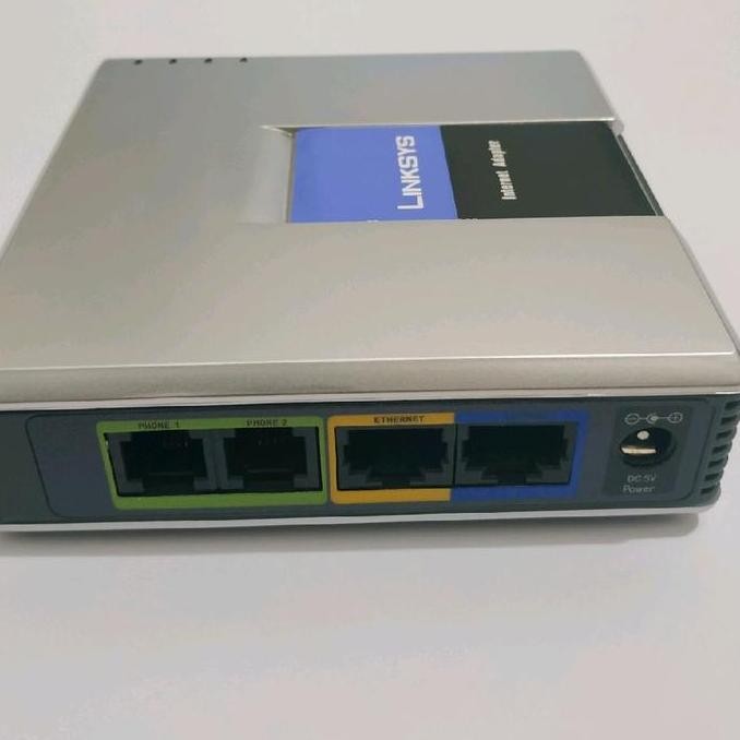 BEBAS ONGKIR - Linksys Spa2102 SIP VoIP 2 port FXS ATA Gateway (upgrade PAP2T-NA)