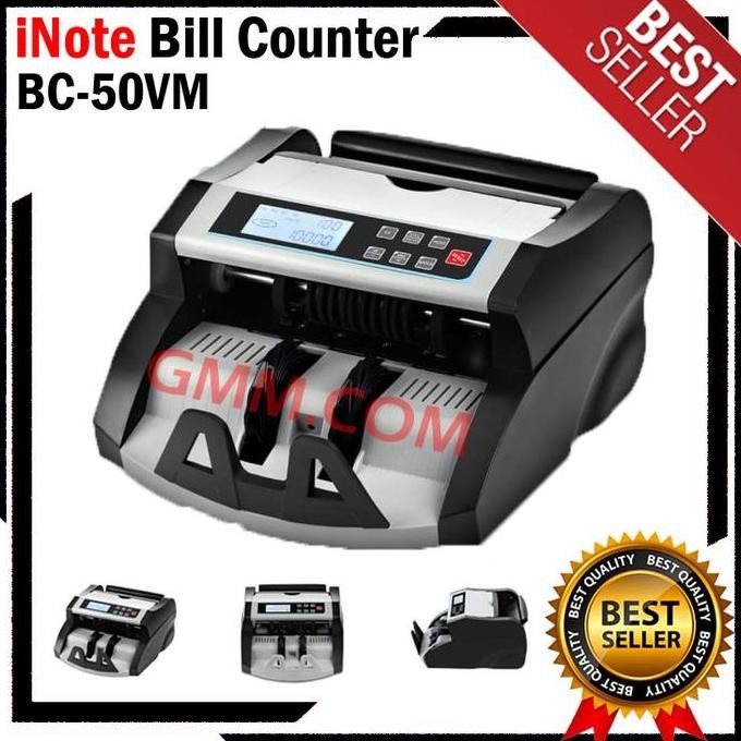 TERLARIS - iNOTE BC-50VM - Mesin Penghitung Uang / Money Counter iNOTE BC50 VM