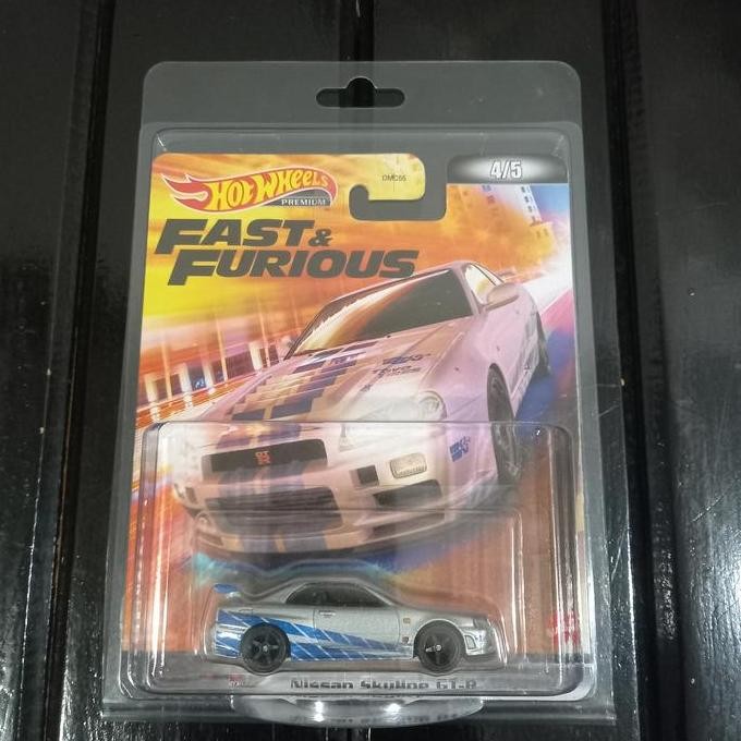 Hotwheels Nissan Skyline R34 BNR34 Fast Furious Premium
