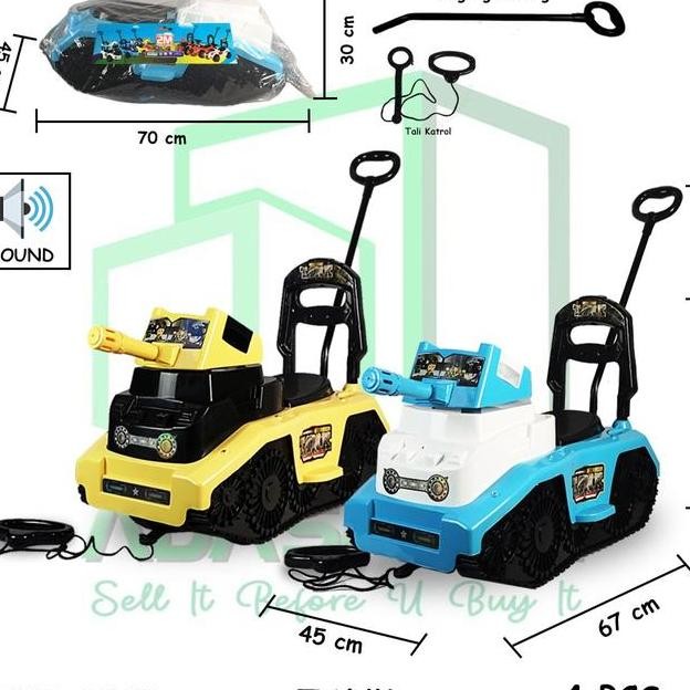 Tnk Tank Mobil Mobilan Ride On Car Tolo Car Dorong Duduk Mainan