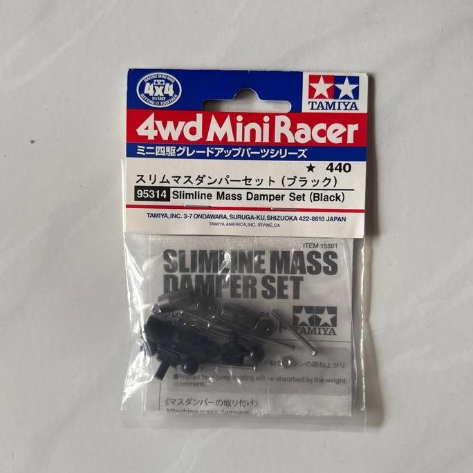 TAMIYA 95314 - SLIMLINE MASS DAMPER SET (BLACK)