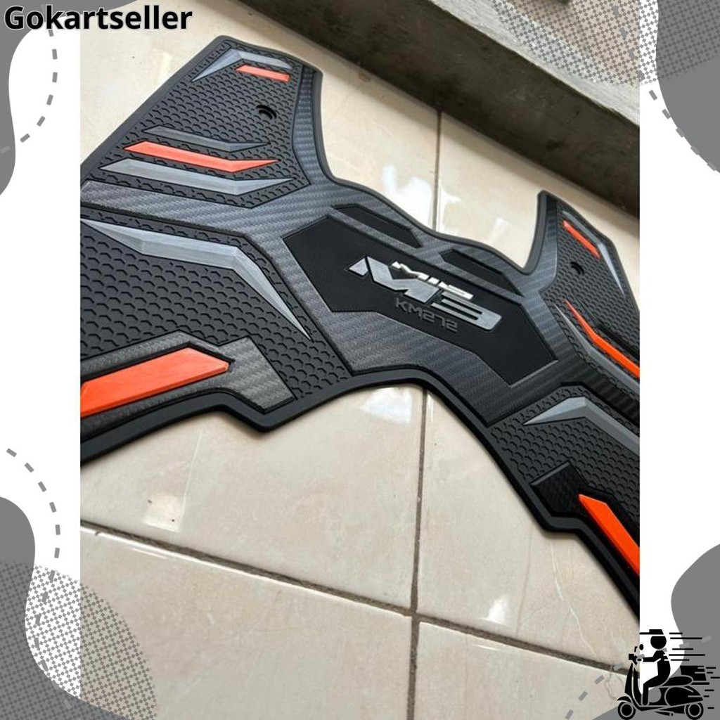 Ready Karpet Motor Mio M3 / Karpet Mio M3 / Alas Kaki Mio M3 / Pijakan Kaki Mio M3