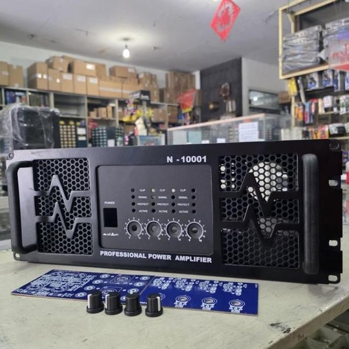 Kualitas terbaik] Box N10001 4ch 4U casing power amplifier