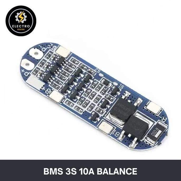 =+=+=+] BMS 3s 10a balance 10A Protection Board utk Baterai 1s 2s 3s Lithium Battery 18650 BMS
