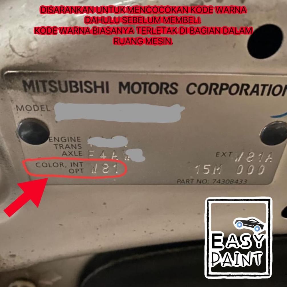 YY- CAT OLES SILVER METALIC U25 MITSUBISHI XPANDER SILVER METALIK