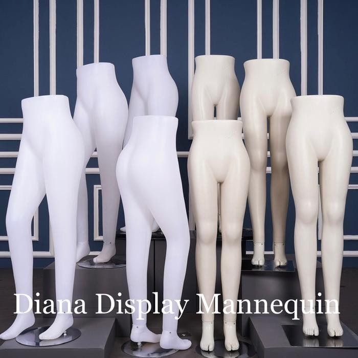 MANEKIN KAKI WANITA DEWASA PLASTIK - PATUNG WANITA DEWASA DISPLAY CELANA PANJANG - JEANS - ROK - CEL
