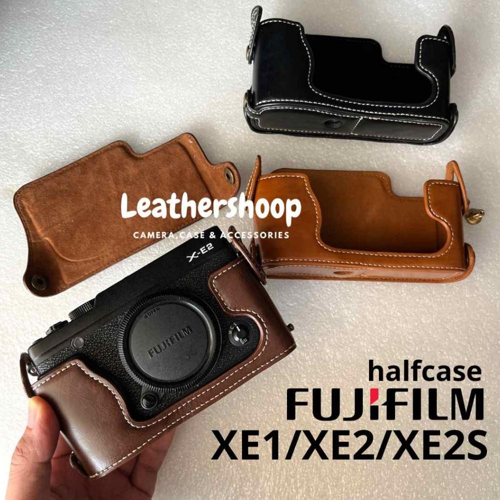 Halfcase Leather Fujifilm XE1 XE2 XE2S Body Cover