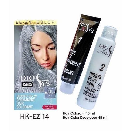 Diosys light ash blue cat rambut, hair color, pewarna rambut
