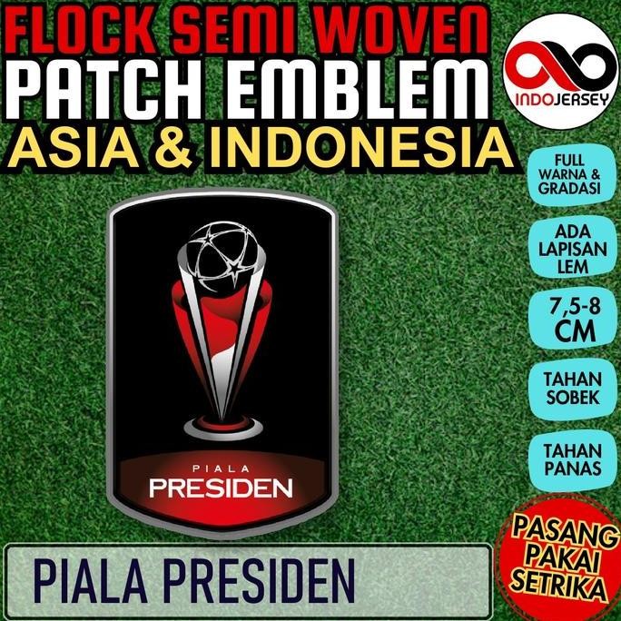 favorit] Patch Badge Emblem Flock Semi Woven Setrika iron-on Jersey Liga Sepak Bola INDONESIA ISL IN