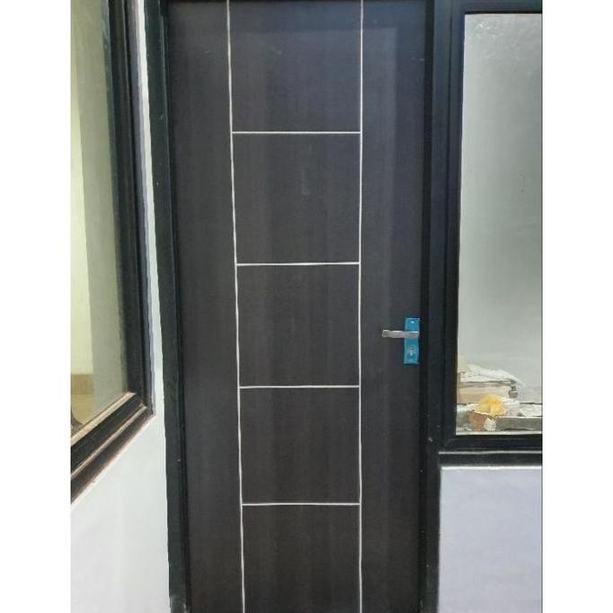 PINTU RUMAH+KUSEN ALUMINIUM SATU SET ORIGINAL DAN TERPERCAYA