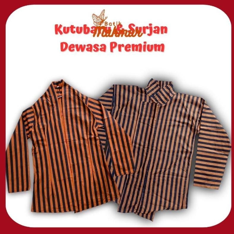 Surjan Kebaya Lurik Kutubaru Pria Wanita Bahan Premium Halus Alusan New
