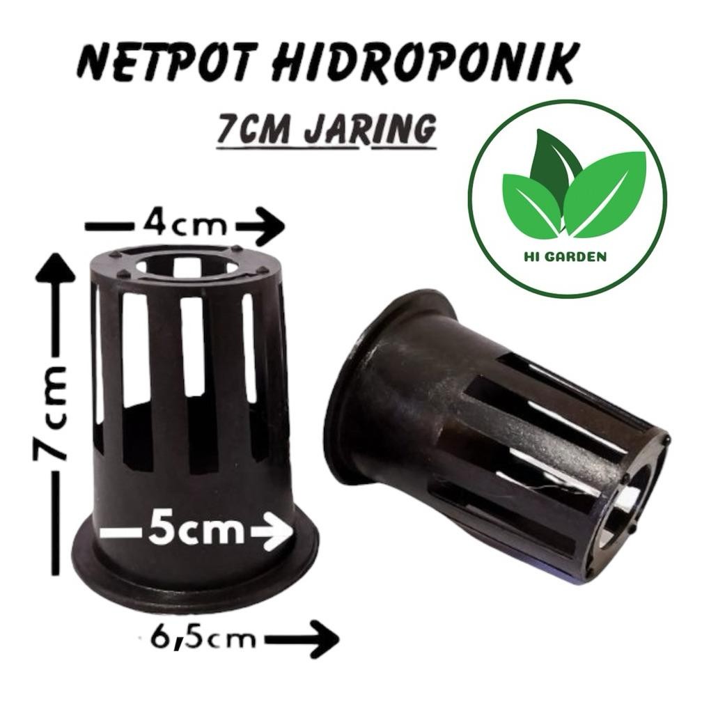 Promo Cod Netpot Hidroponik 7Cm Jaring Tanam Pot Tanaman Hidroponik Plastik ....