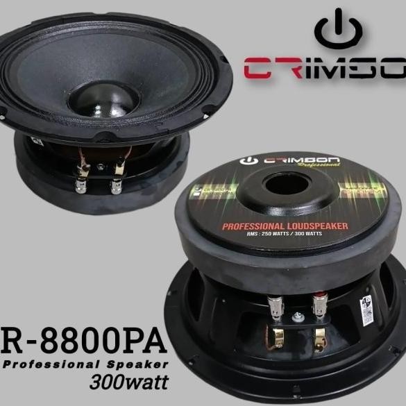 KOMPONEN SPEAKER CRIMSON CR-8800PA SPEAKER 8 INCH CRIMSON CR8800PA