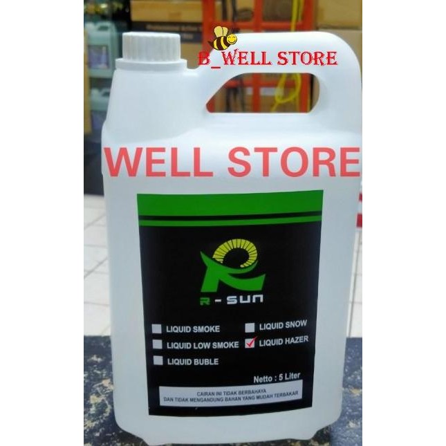 Cairan Liquid Mesin Hazer / Mesin Kabut 5 Liter Isian Mesin Asap Kabut