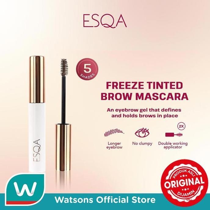 TERBARU - Esqa Freeze Tinted Brow Mascara Ash Brown 7ml