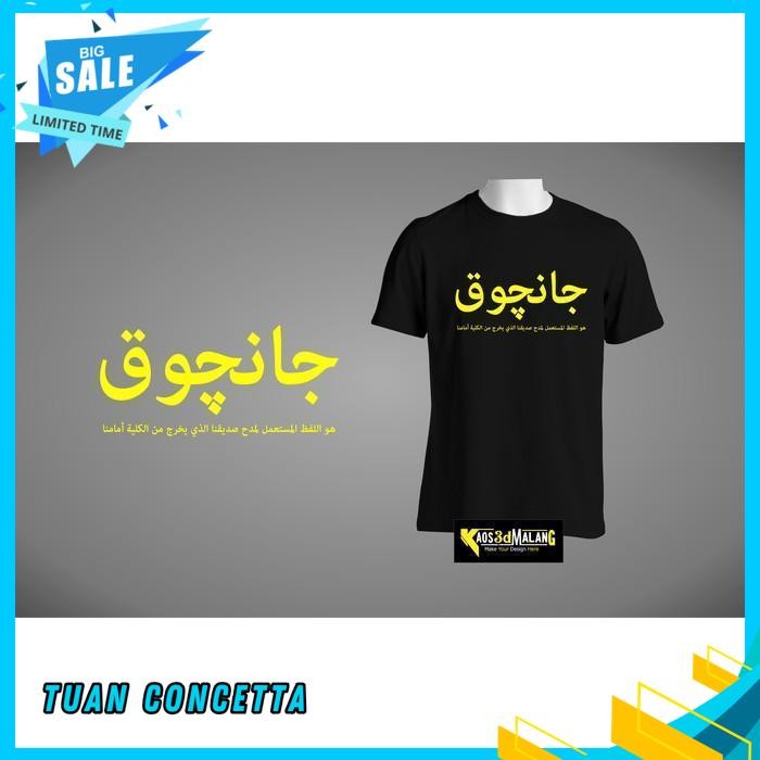 KAOS TSHIRT BAJU OBRAL COMBED 30S DISTRO JANCOK ARAB ARABIC JANCUK JANCOG POLOS CUSTOM INDONESIA PRI