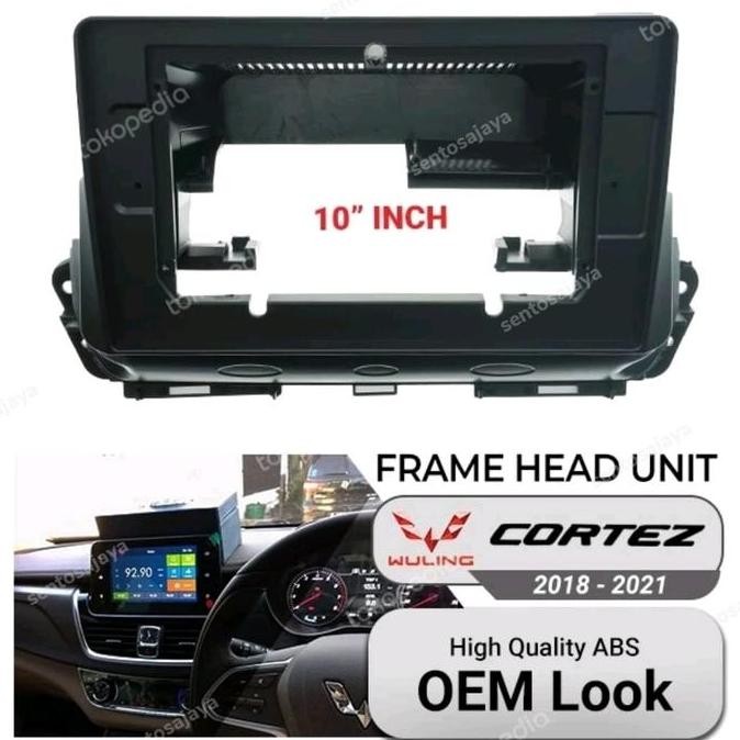 Frame Head Unit Android 10 Inch Wuling Cortez