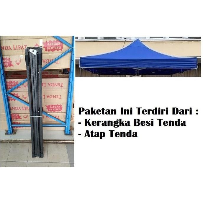 PROMO - Tenda Lipat 3x3 Ketebalan Besi 0.6 MM