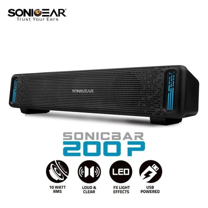 Speaker SonicGear Sonicbar 200-P + Sonic BT X AMP Bluetooth