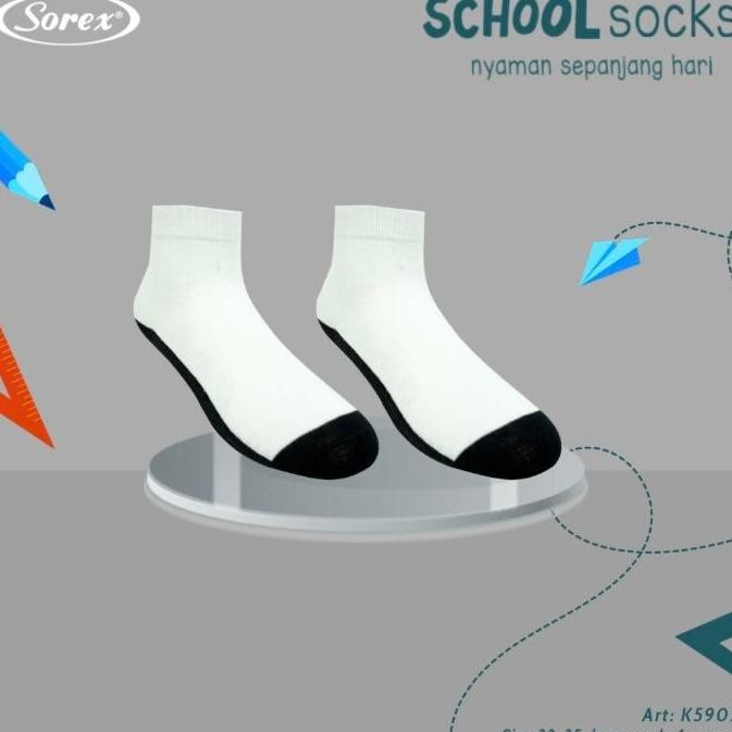 (Expert) Kaos kaki anak sekolah pelajar Sorex K 5901 - 5905