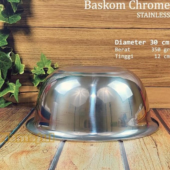 [MAMAJUL] 30-36-40 CM Baskom Wadah Serbaguna Kapasitas Besar - Tebal dan Dalam -  Stainless Basin AL