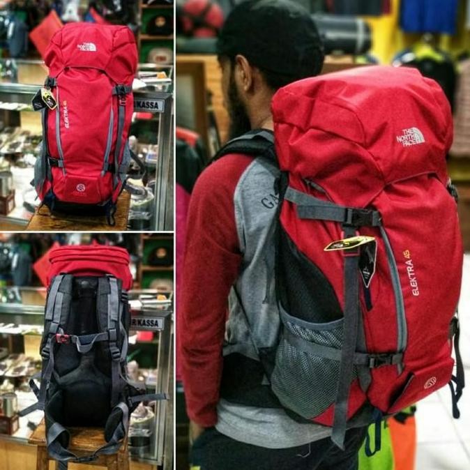 Termurah Keril Carrier Karrier Tas Gunung Tnf Elektra 45 L +5 Murah Berkualitas