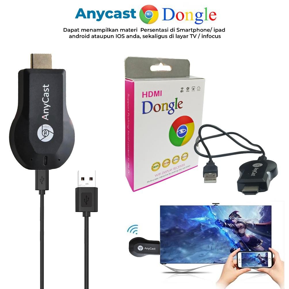 Ii-99 Hdmi Bluetooth Dongle Layar Smartphone / Hdmi Anycast Dongle Wifi Alat Untuk Meyambungkan Hp K
