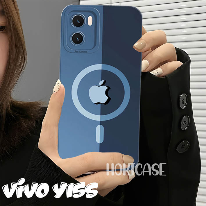 PROKAMERA Hp Vivo Y15S Y15A Y01 Y01A Motif logo iphone Lentur - Fashion Case Terbaru - Case Keren Ke