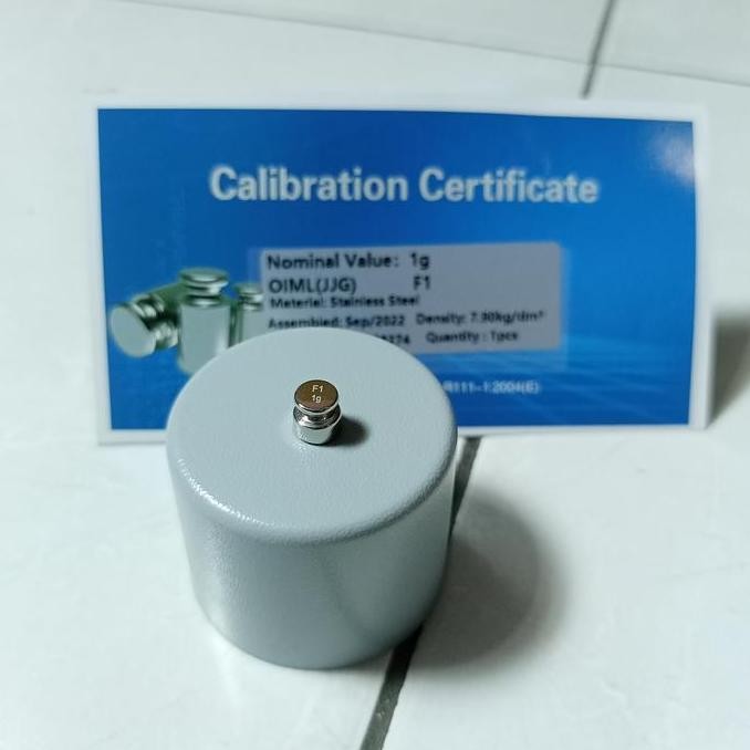 NEW - Batu Timbangan F1 1 Gram / Anak Timbangan F1 1 Gram stainless