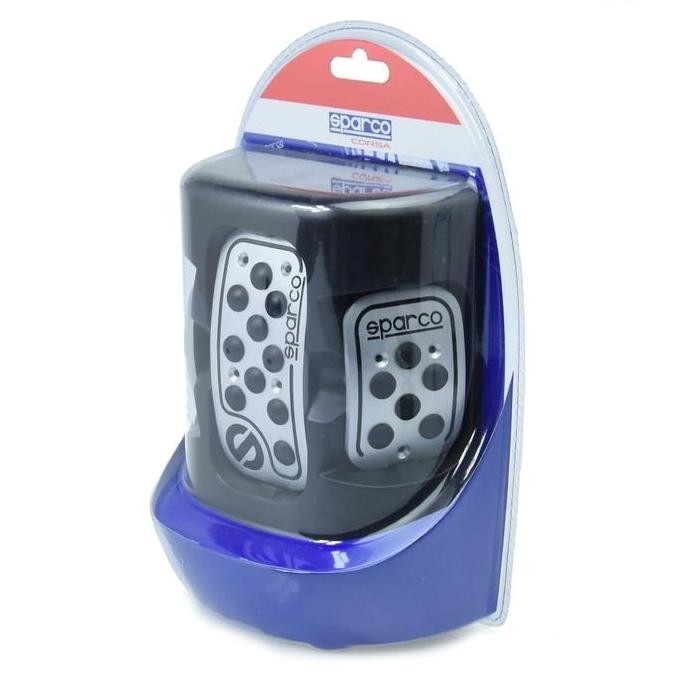 A01056 Sparco Set Cover Pedal Mobil Manual rem kopling gas