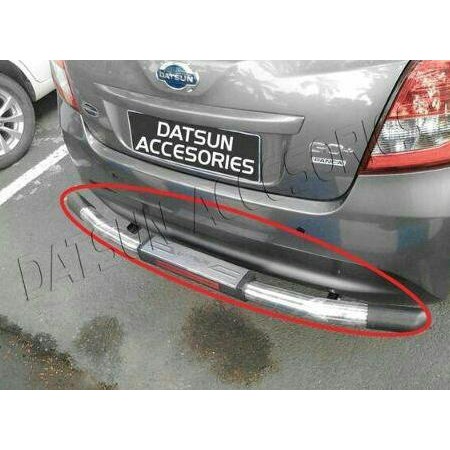 bumper belakang/pengaman belakang besi stanlist datsun go