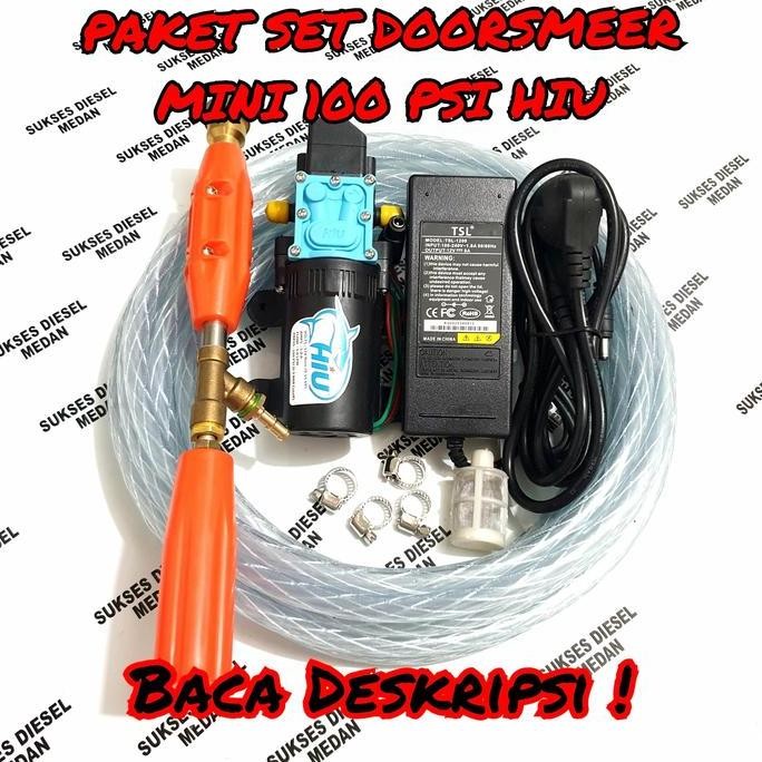 PAKET SET Alat Mesin Cuci Motor Mobil AC Jet Cleaner Steam Pompa Air