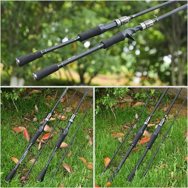Best Seller Sougayilang Joran Pancing 1.8/2.1M 2 Bagian  Emas/Perak Joran Casting Joran Spining Jora