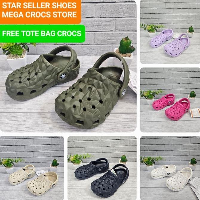 Sandal Anak Cewek Cowok Geometrik Kids Size 25 Sd 35