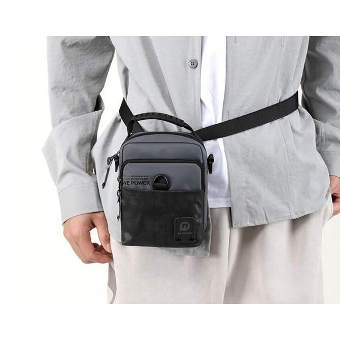 Tas Selempang Minimalis Tas Selempang Hp Multifungsi Slingbag Tas Pria Pinggang We Power Nj181