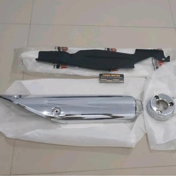 FANTASY KNALPOT PEREDAM RX KING PELINDUNG KNALPOT NEKEL RX KING ORI