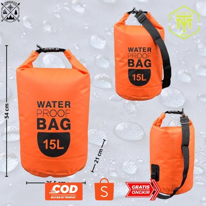 Eh76 Viral -Aneka Ocean Pack 2L 5L Dry Bag 10L Waterproof Bag 15L 20L Tas Anti Air 25L 30L Tas Panci